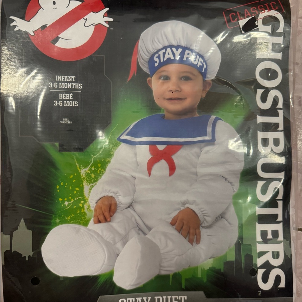Baby Stay Puft Marshmallow Man Infant Halloween Costume